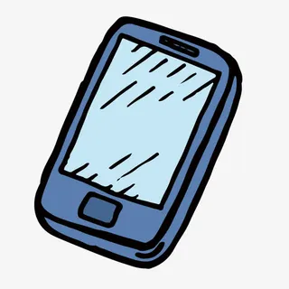 矢量手绘智能手机素材免抠