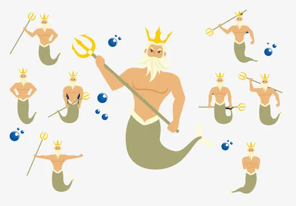 海王波塞冬免抠