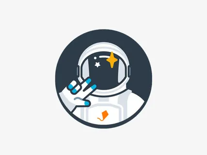 太空人标志免抠