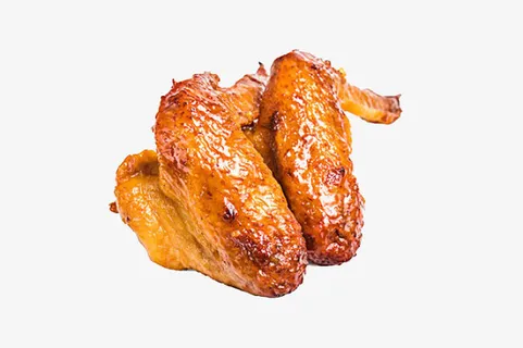 透着光泽的鸡全翅免抠