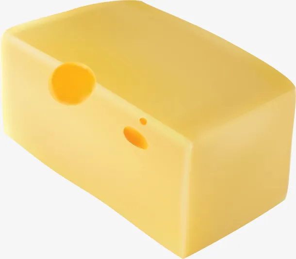 黄色黄油免抠
