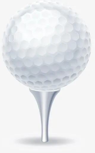 矢量高尔夫球素材免抠