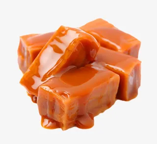 一堆融化了的太妃糖实物免抠