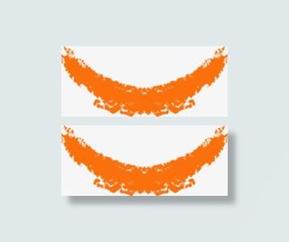 红色水彩墨迹艺术痕迹免抠