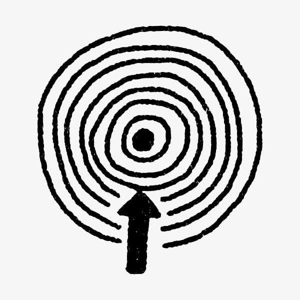 手绘黑色粉笔绘画靶盘免抠