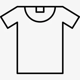 T恤的轮廓图标免抠