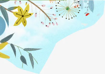 高清手绘海报促销图免抠