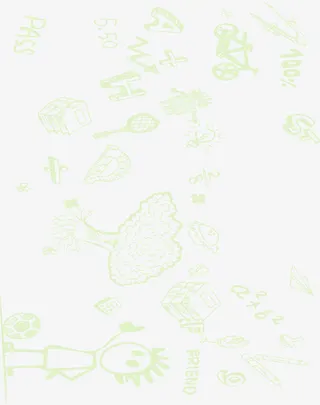 书本自行车等等构造的壁纸免抠