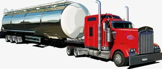 拉原料运输车免抠