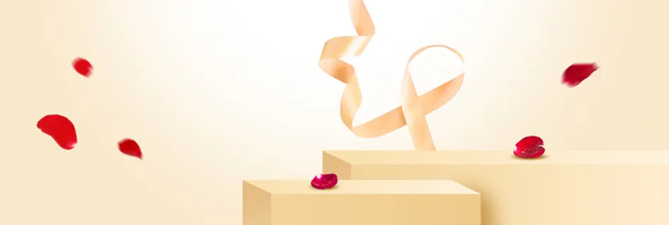 玫瑰花瓣背景banner高清