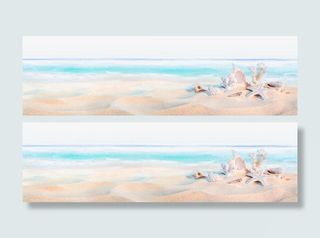 唯美海边沙滩景色免抠