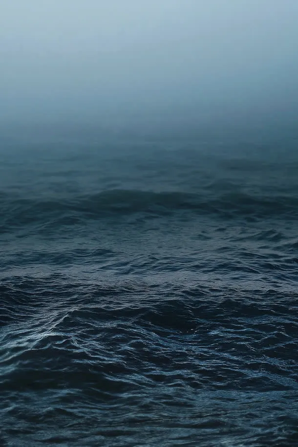 海水阴天海浪高清免抠背景H5背景元素