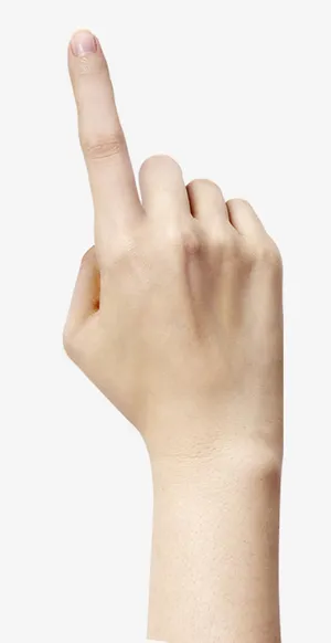 点击手机屏幕的手免抠