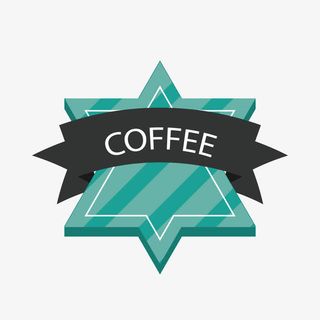 蓝色五角星免抠