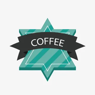 蓝色五角星免抠