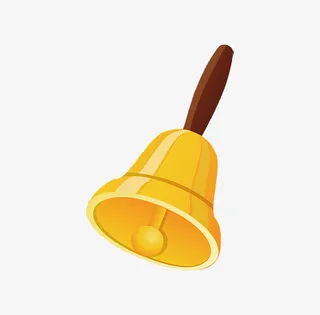 手绘手摇铃铛免抠