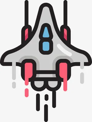 宇宙飞船图标icon免抠