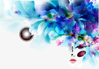 唯美头像装饰图案免抠