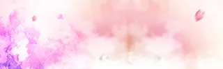 紫色花瓣渐变粉色banner背景高清