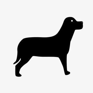 黑色狗 狗图标 黑色狗图标 动物图标免抠