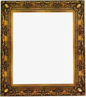 夏日卡通欧美雕花边框免抠