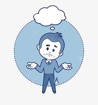 遗憾的男生空白云免抠