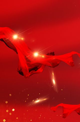 红色大气新年广告高清