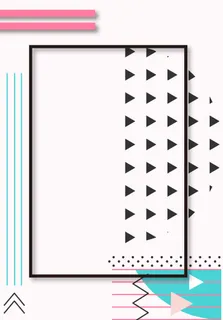 矢量创意简约几何海报时尚促销高清