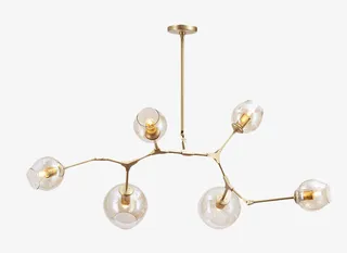 创意的枝叶灯具实物免抠