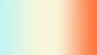 橙蓝色渐变电商海报免抠