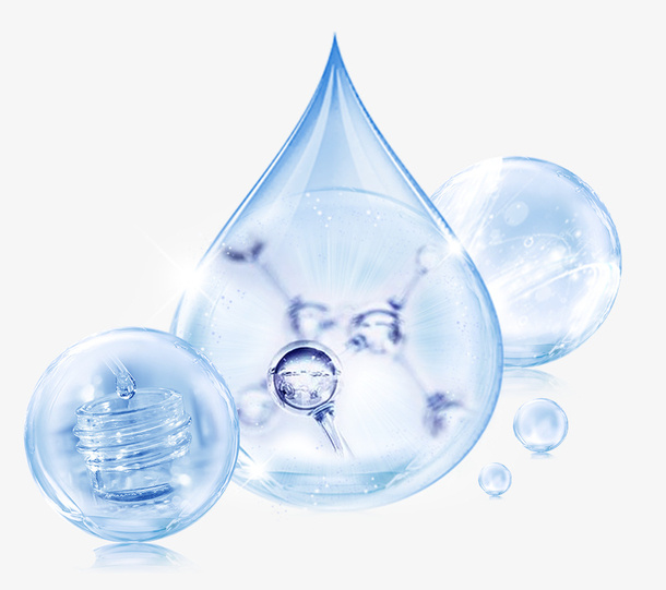 水滴装饰元素免抠