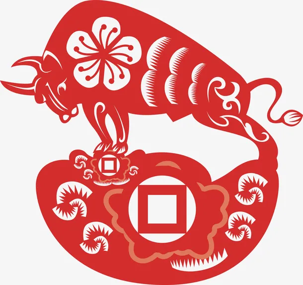 十二生肖牛高清免抠
