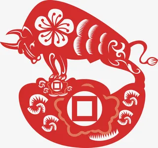 十二生肖牛高清免抠