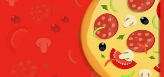 卡通食物背景高清