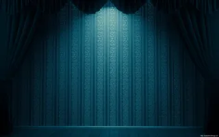 蓝色条纹印花海报背景壁纸