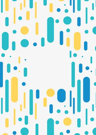 蓝色圆圈竖线背景