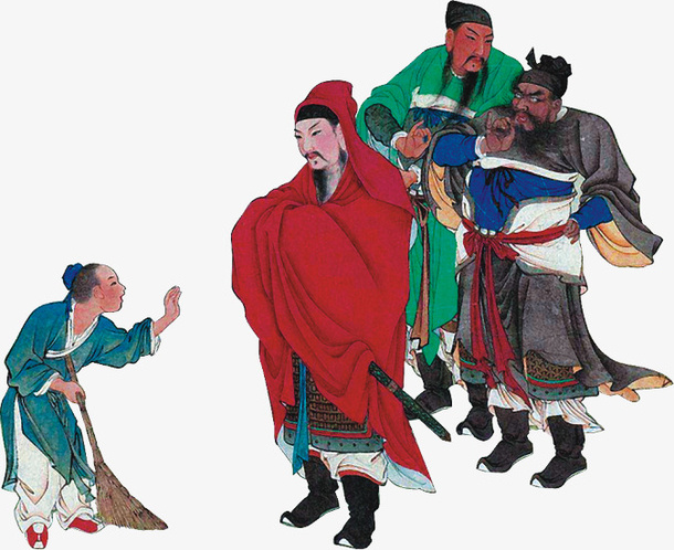 三顾茅庐历史典故免抠