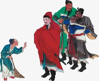 三顾茅庐历史典故免抠