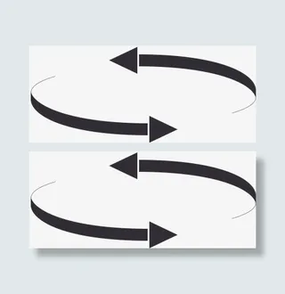 箭头圆环图片免抠