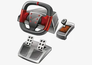 矢量方向盘油门刹车免抠