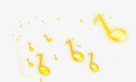 音符金色音乐免抠