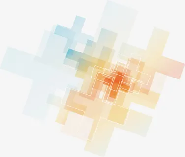 几何画面素材唯美线条免抠