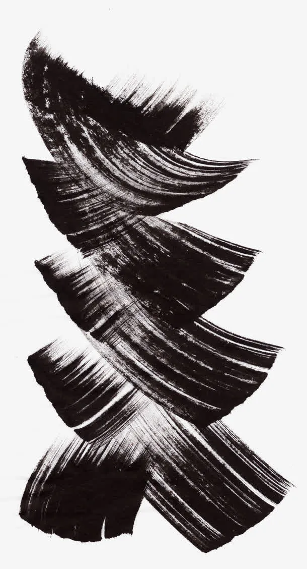 墨迹psd素材水墨影视素材免抠