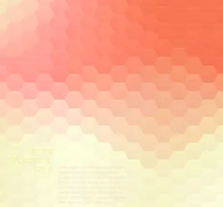 黄色渐变蜂窝网格边框纹理免抠