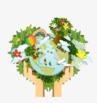 手绘创建小康社会免抠