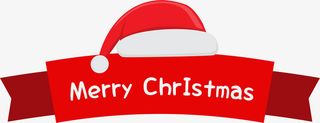 圣诞快乐设计标签免抠
