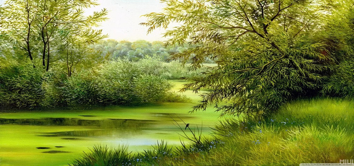 风景油画高清
