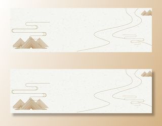 禅意文学古风banner背景高清