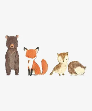 卡通小动物免抠