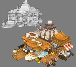 商品游戏原画设计免抠